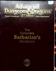 Complete Barbarian's Handbook 2nd Ed. Player's Handbook